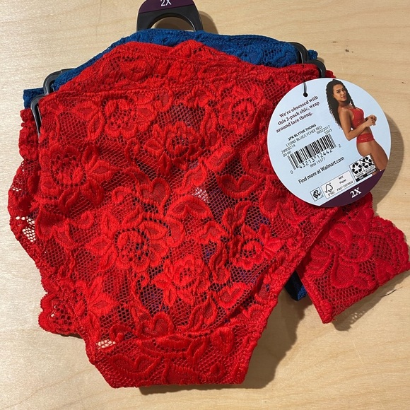 Adored by Adore Me Blythe Thong 2 Pack 2X (IY) - Picture 3 of 10